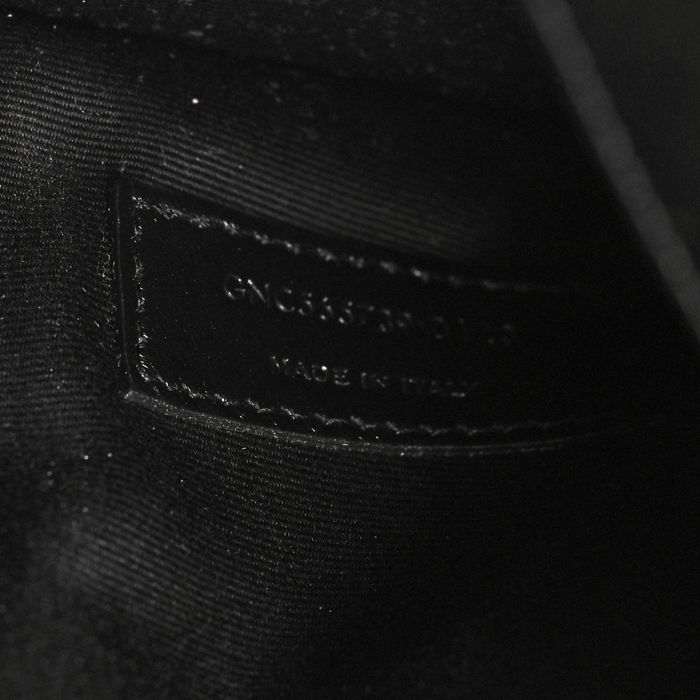 Lushentic Replica Medium Uptown Clutch in Black Patent Leather - Image 9