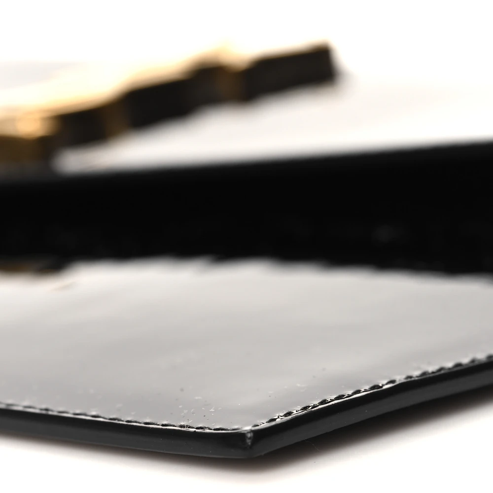 Lushentic Replica Medium Uptown Clutch in Black Patent Leather - Image 5