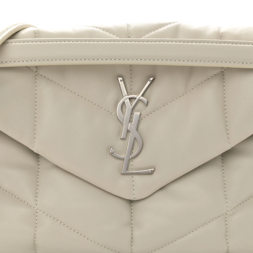 Buy Lushentic Grade Bags Mini Loulou Chain Satchel Crema Soft Quilted - Image 8