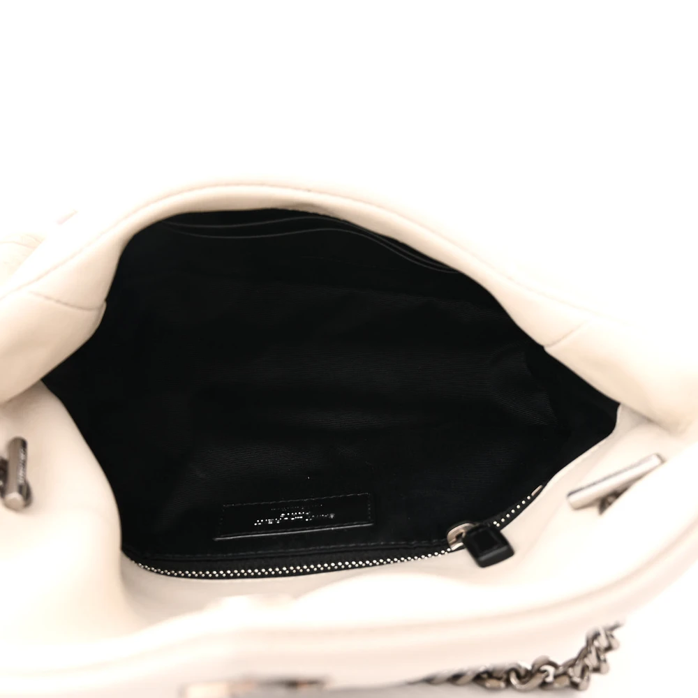 Lushentic Replica Mini Loulou Chain Satchel in Crema Soft Lambskin - Image 7