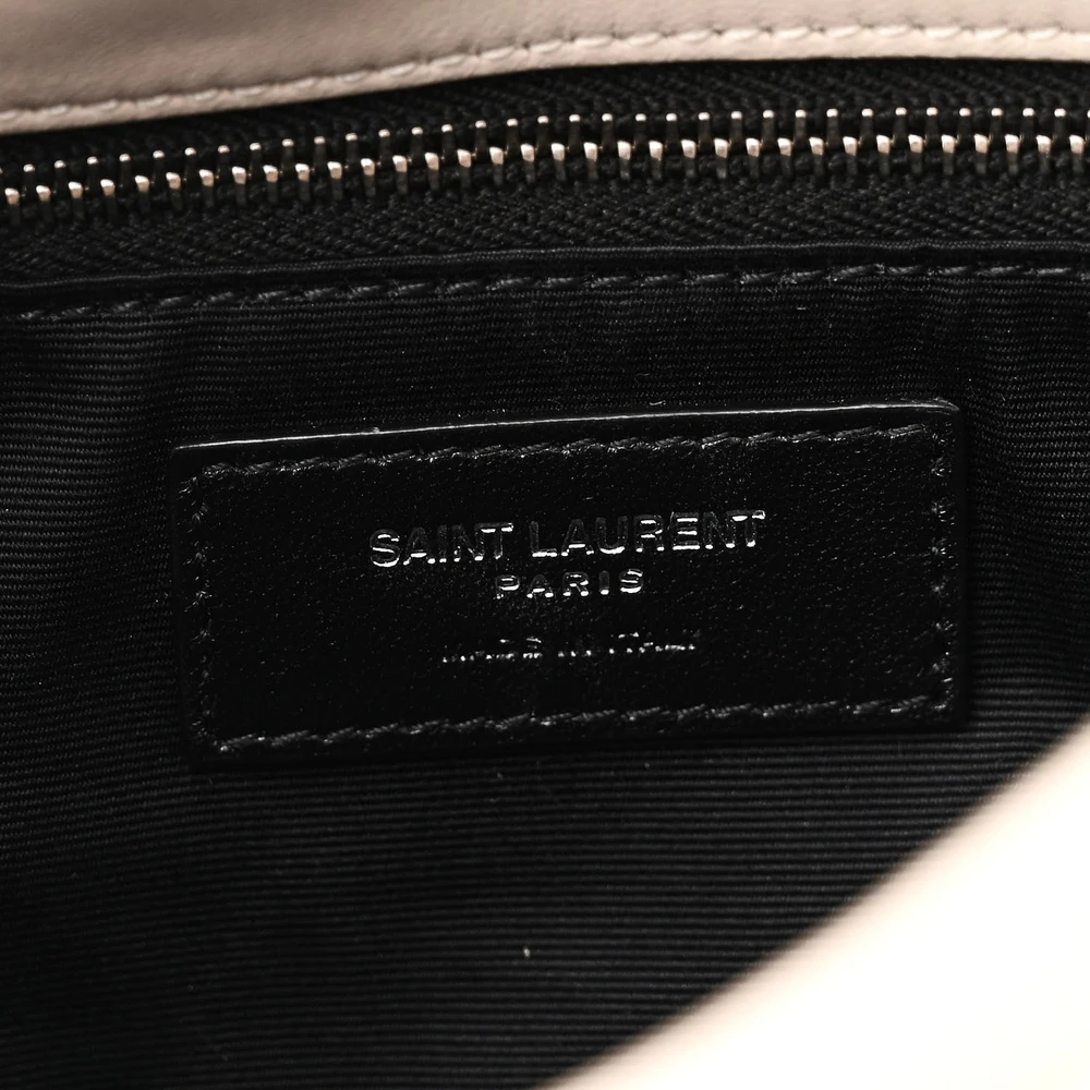 Lushentic Replica Mini Loulou Chain Satchel in Crema Soft Lambskin - Image 2