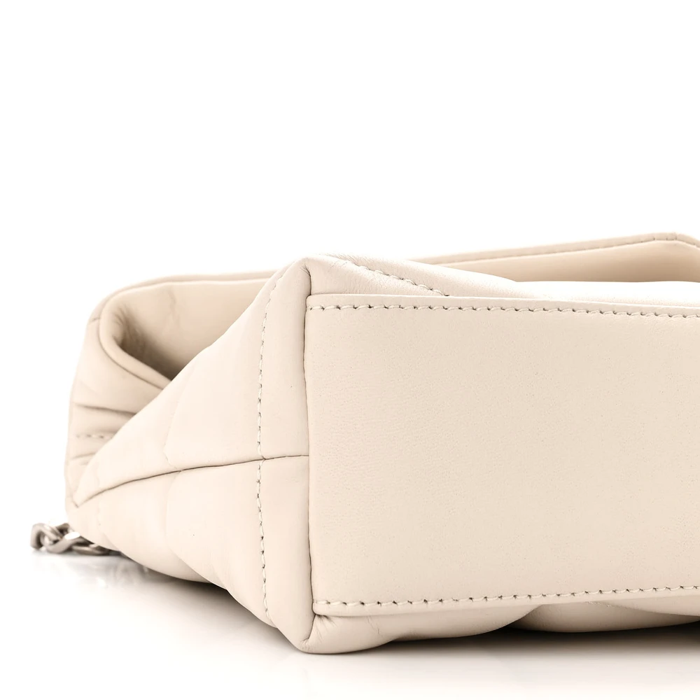 Lushentic Replica Mini Loulou Chain Satchel in Crema Soft Lambskin - Image 4