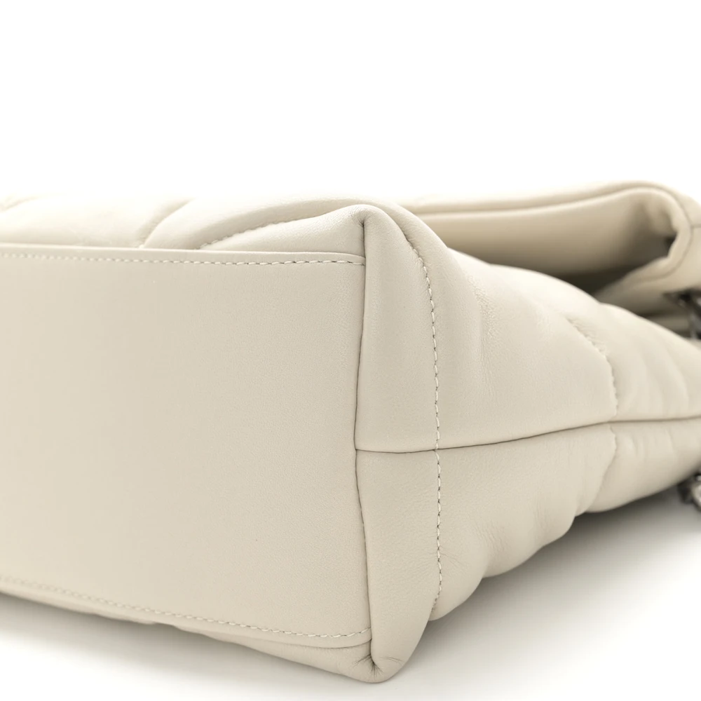 Buy Lushentic Grade Bags Mini Loulou Chain Satchel Crema Soft Quilted - Image 5