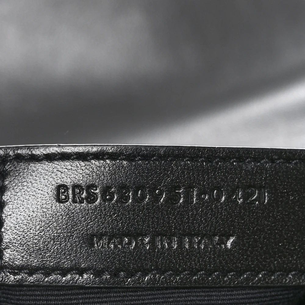 Lushentic Mini Loulou Crossbody Bag - Quilted Monogram & Gold Charm - Image 9