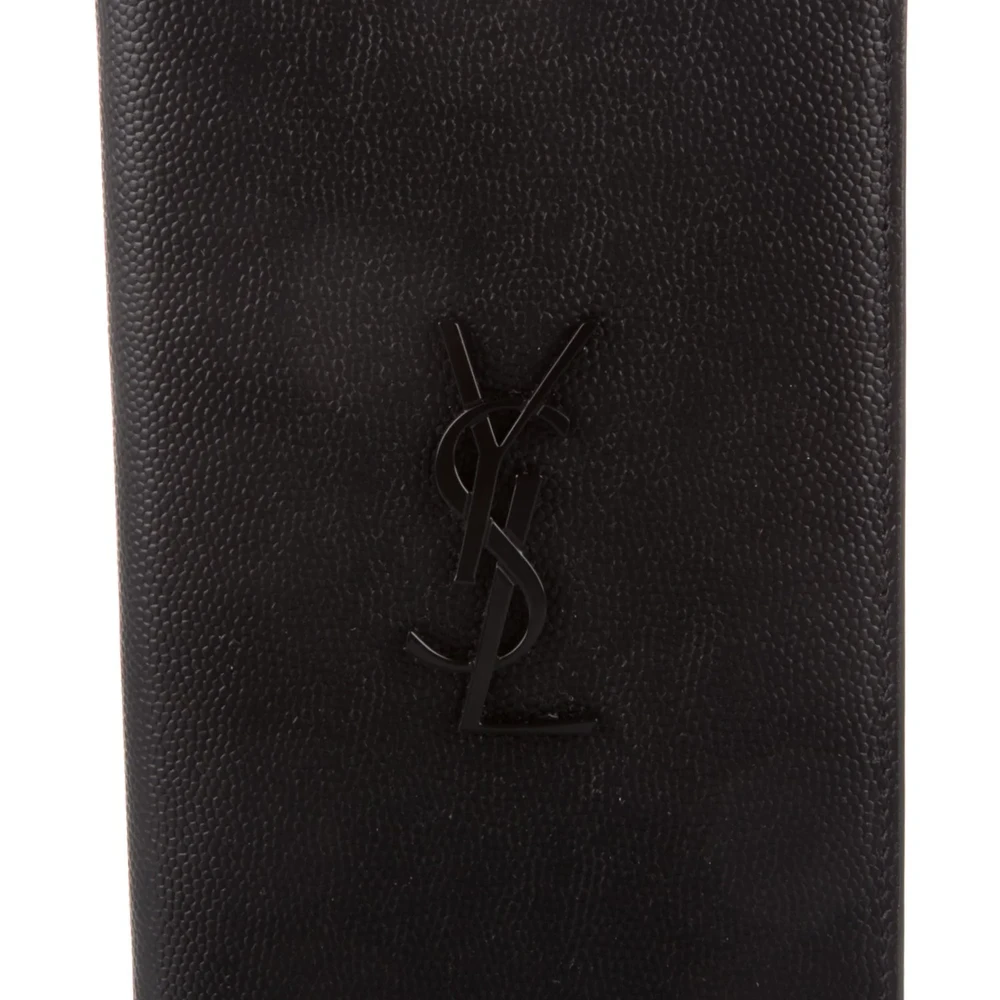 Lushentic Bag Small Bifold Wallet - Black Calfskin Leather & Hardware