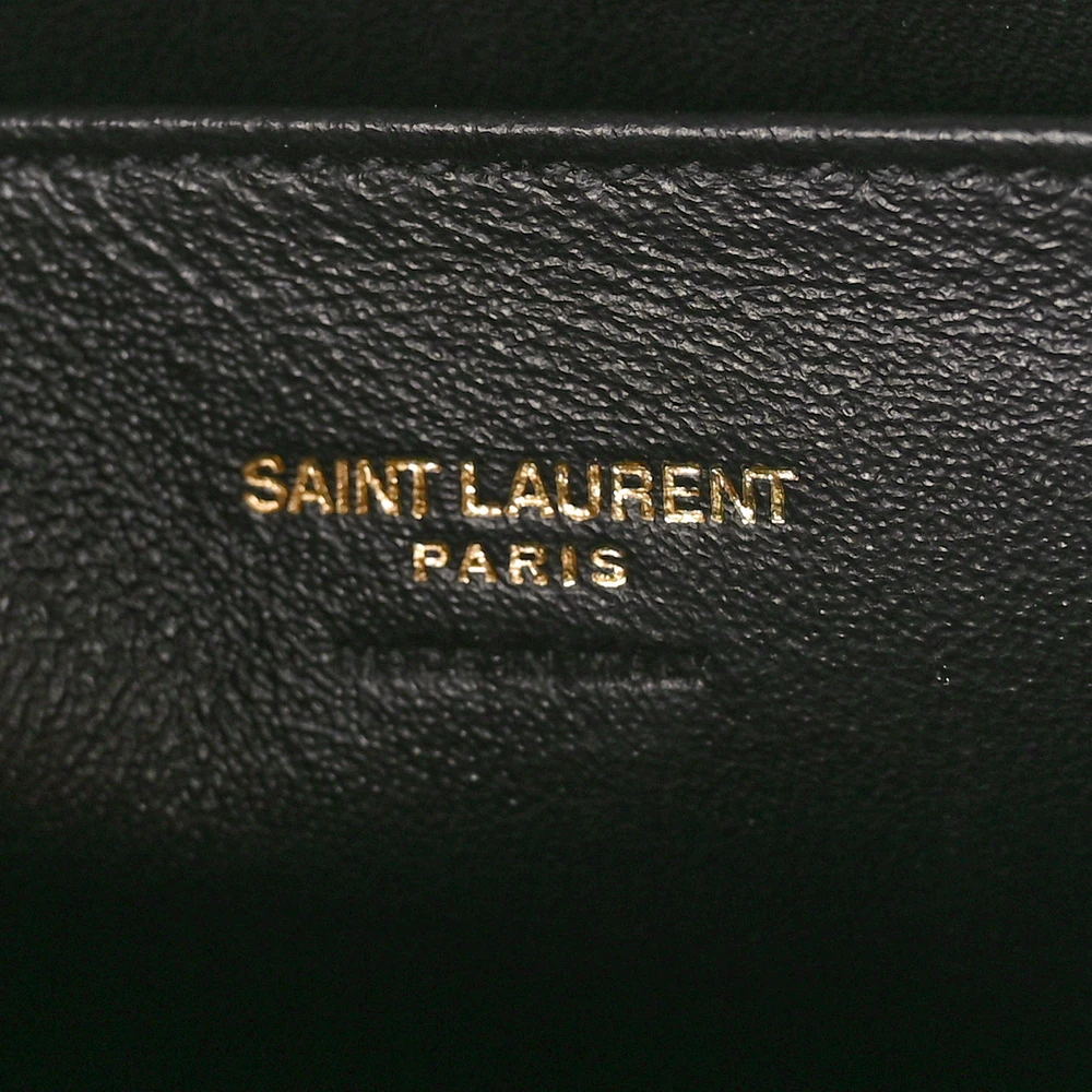 Lushentic Bag Small Cabas in Black Monogram Calfskin Leather - Image 2