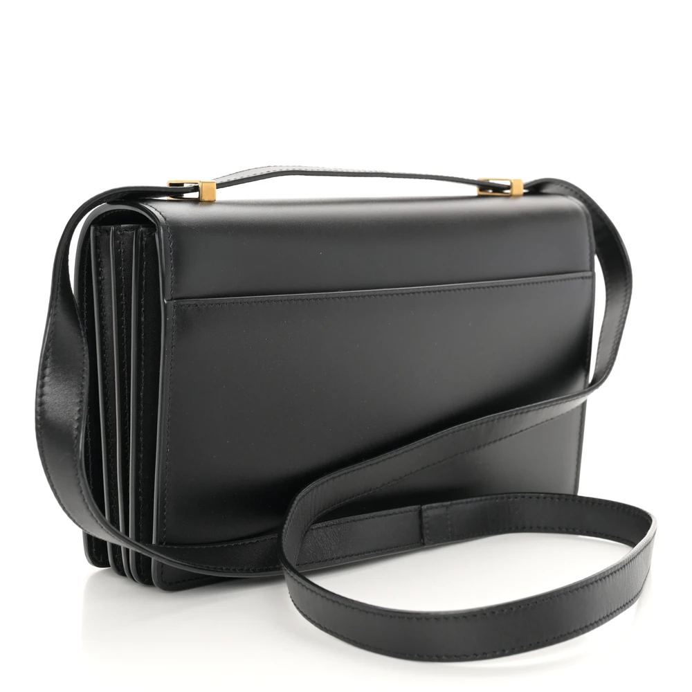 Lushentic Grade Bag Small Dylan Shoulder Bag Black Monogram Leather - Image 3