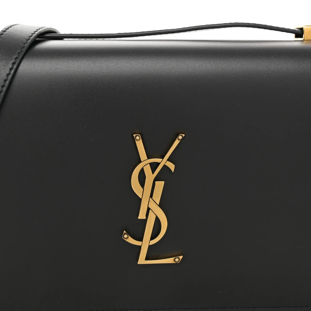 Lushentic Grade Bag Small Dylan Shoulder Bag Black Monogram Leather - Image 8