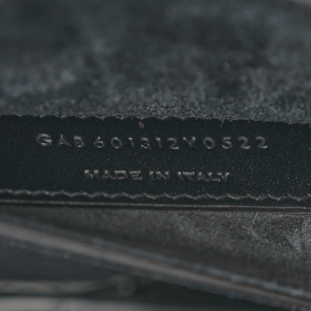 Lushentic Grade Bag Small Dylan Shoulder Bag Black Monogram Leather - Image 9