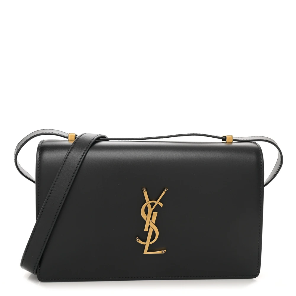 Lushentic Grade Bag Small Dylan Shoulder Bag Black Monogram Leather