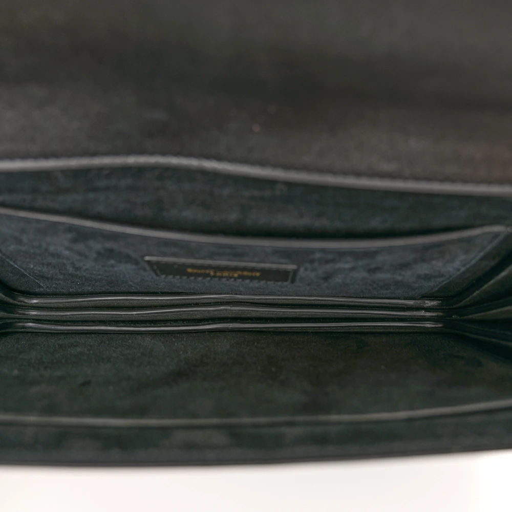 Lushentic Grade Bag Small Dylan Shoulder Bag Black Monogram Leather - Image 7