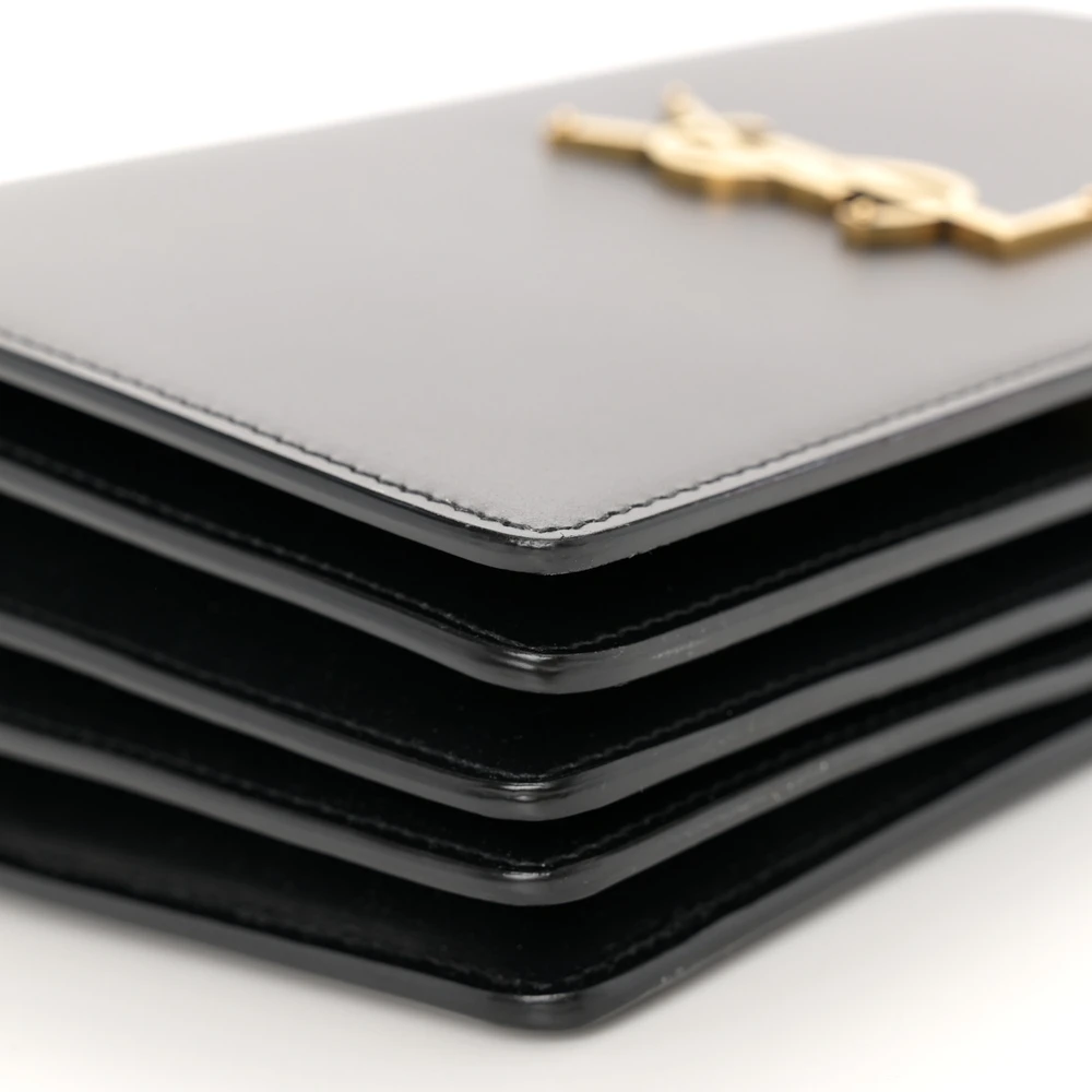 Lushentic Grade Bag Small Dylan Shoulder Bag Black Monogram Leather - Image 4