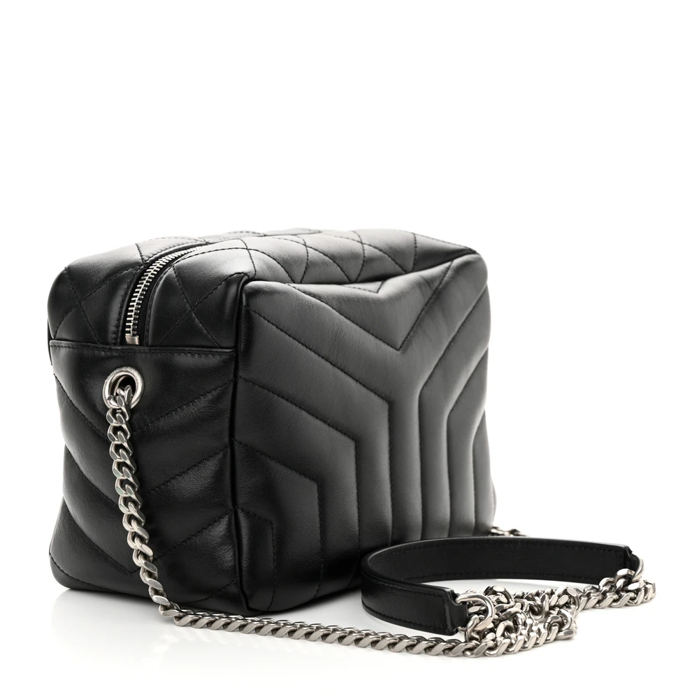 Lushentic Replica Handbags Small Loulou Bowling Bag Black Y Quilted - Image 3