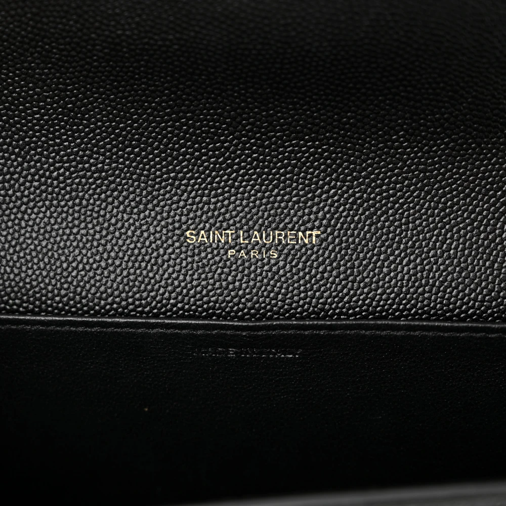 Lushentic Grade Bag - Small Uptown Chain Wallet in Black Grain Leather - Image 11