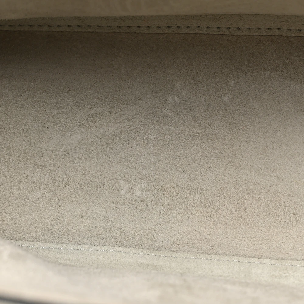 Lushentic Bag - Medium Roman Stud Shoulder Bag in Ivory Leather - Image 8