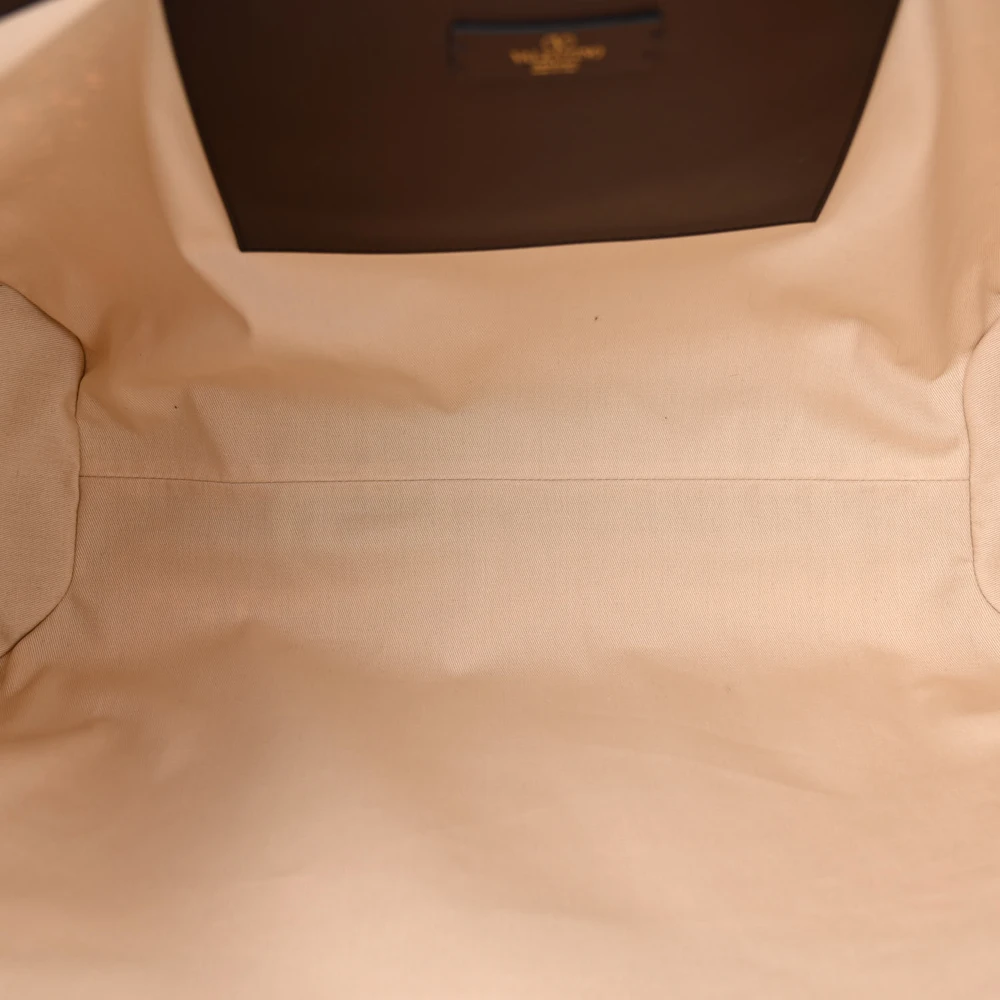 Lushentic Grade Medium Vlogo Tote in Naturale Fondant Raffia Leather - Image 7