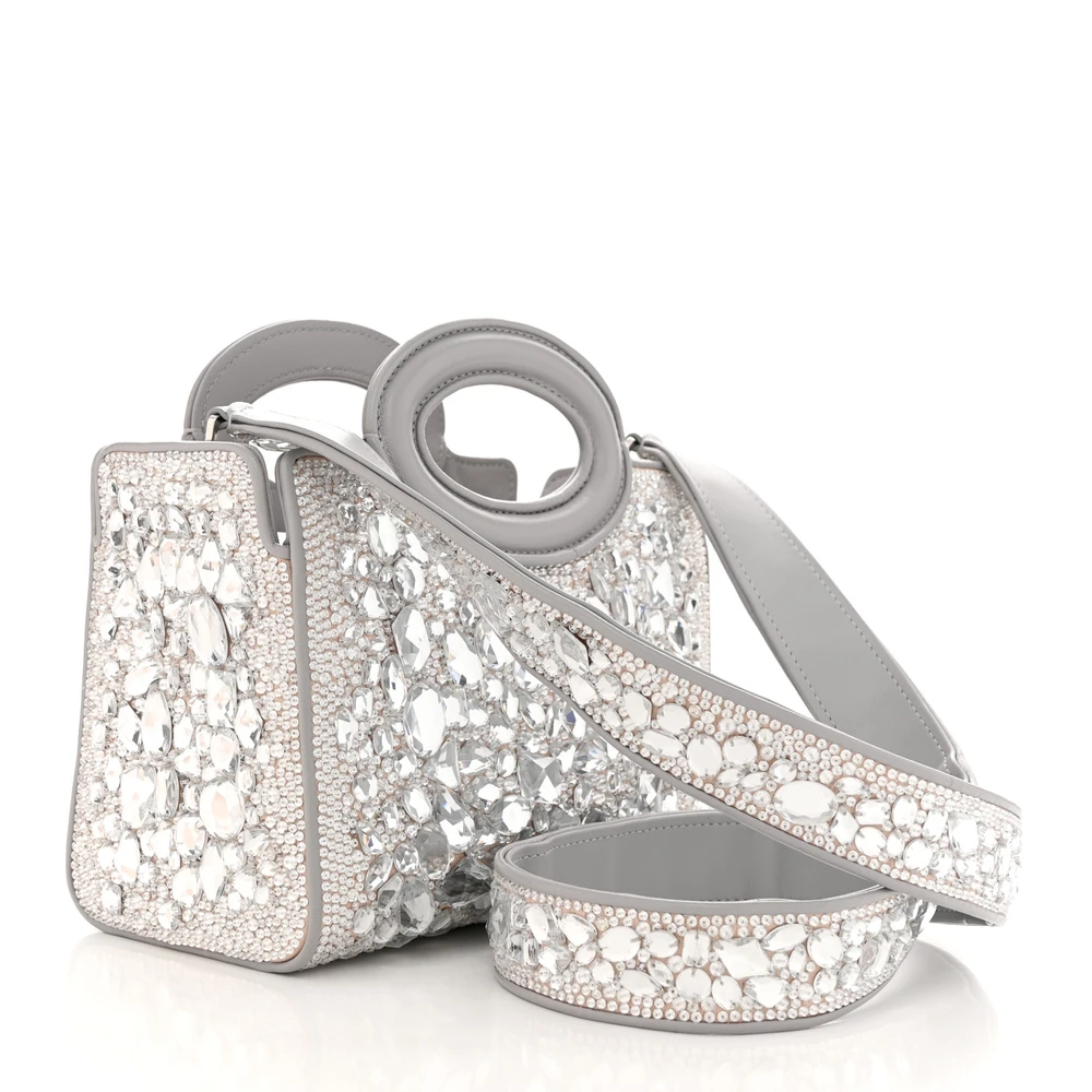 Lushentic Grade Bags Mini Le Troisieme Shopping Bag Grey Leather - Image 3