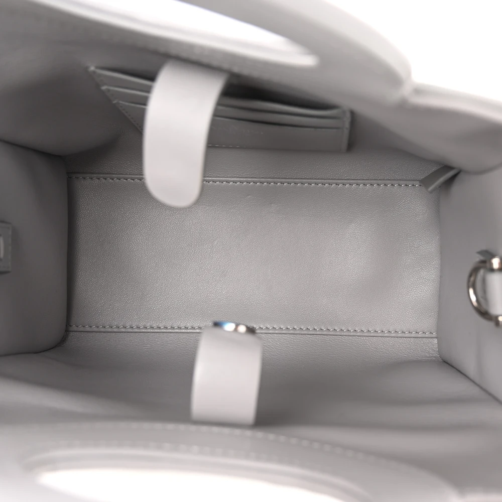 Lushentic Grade Bags Mini Le Troisieme Shopping Bag Grey Leather - Image 7
