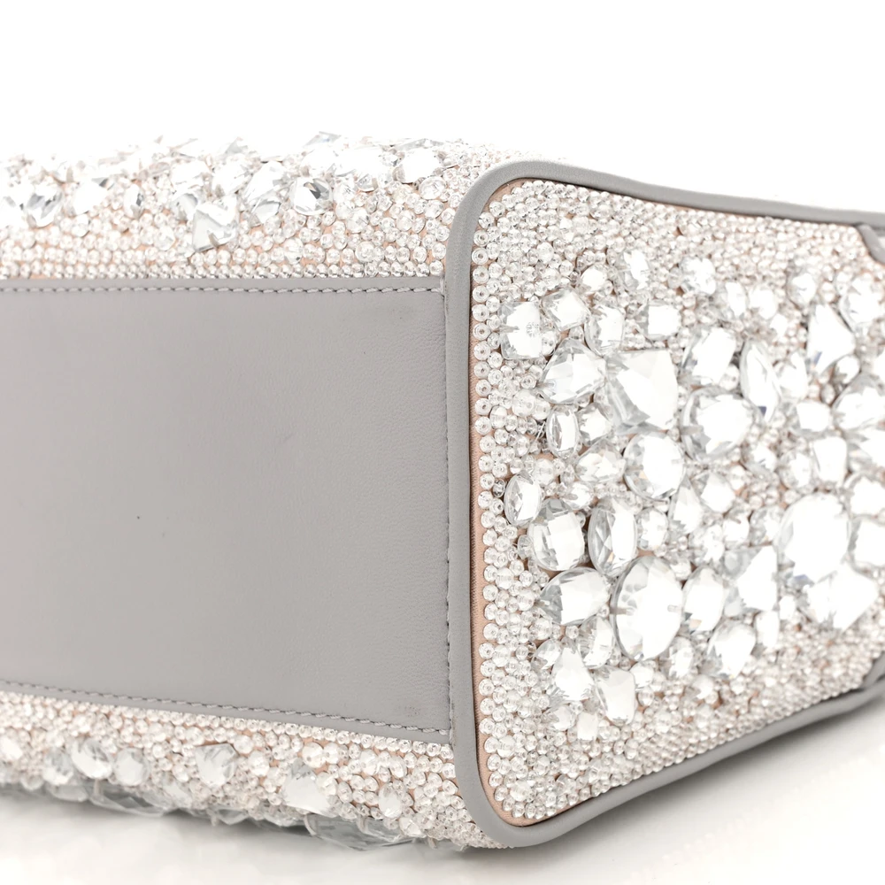 Lushentic Grade Bags Mini Le Troisieme Shopping Bag Grey Leather - Image 5