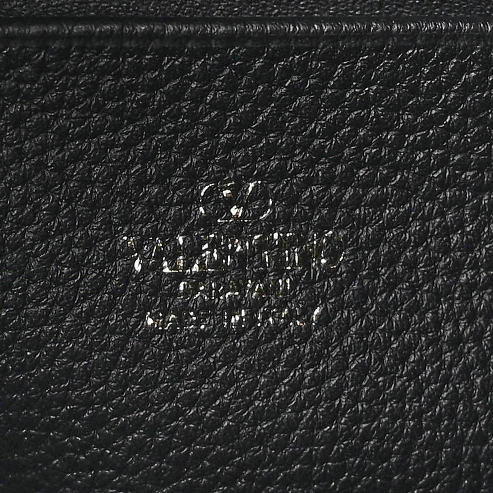 Lushentic Replicas Mini Rockstud Hobo Bag Black Grained Calfskin Leather - Image 2