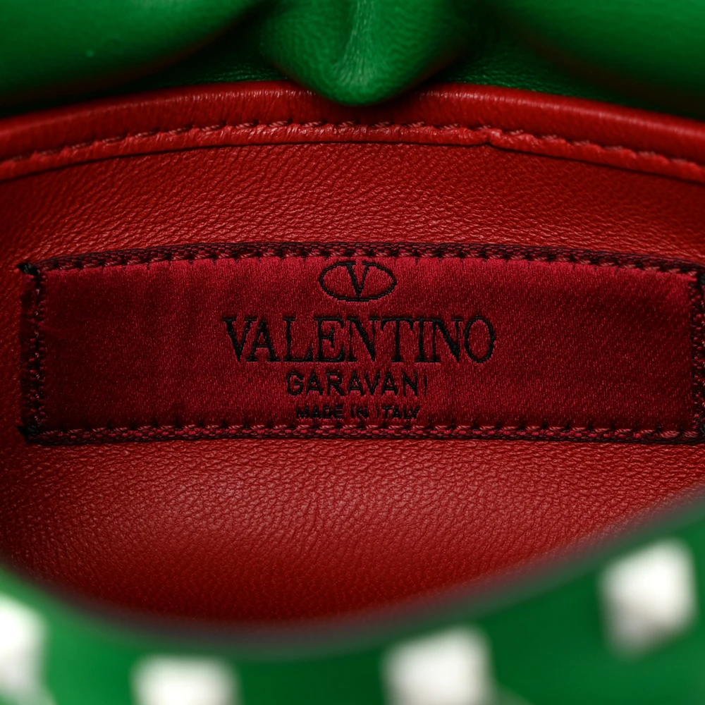 Lushentic Quality Bags - Rockstud Spike Shoulder Bag in Peppermint Nappa - Image 2