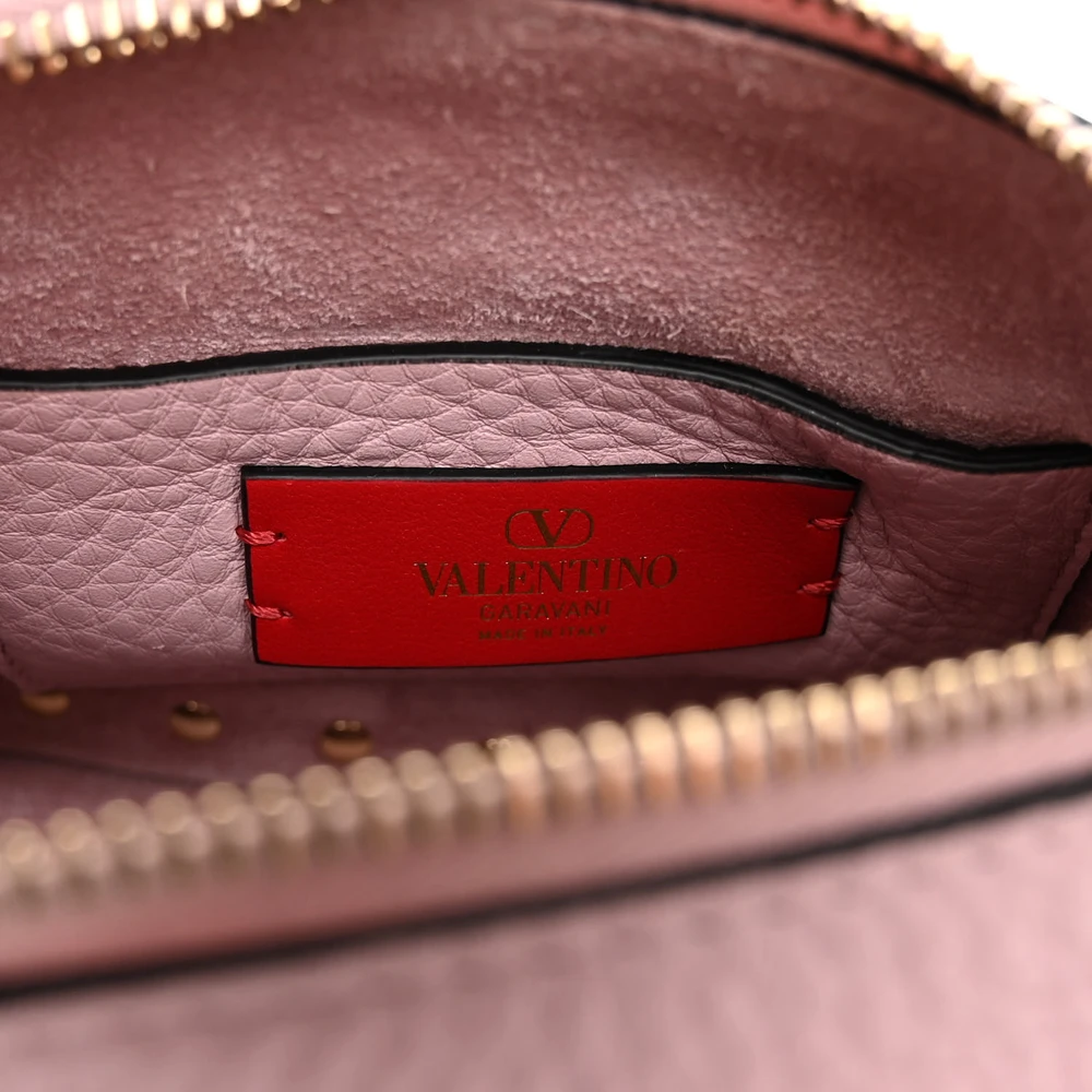 Lushentic Small Rockstud Flip Lock Shoulder Bag in Water Rose - Image 2