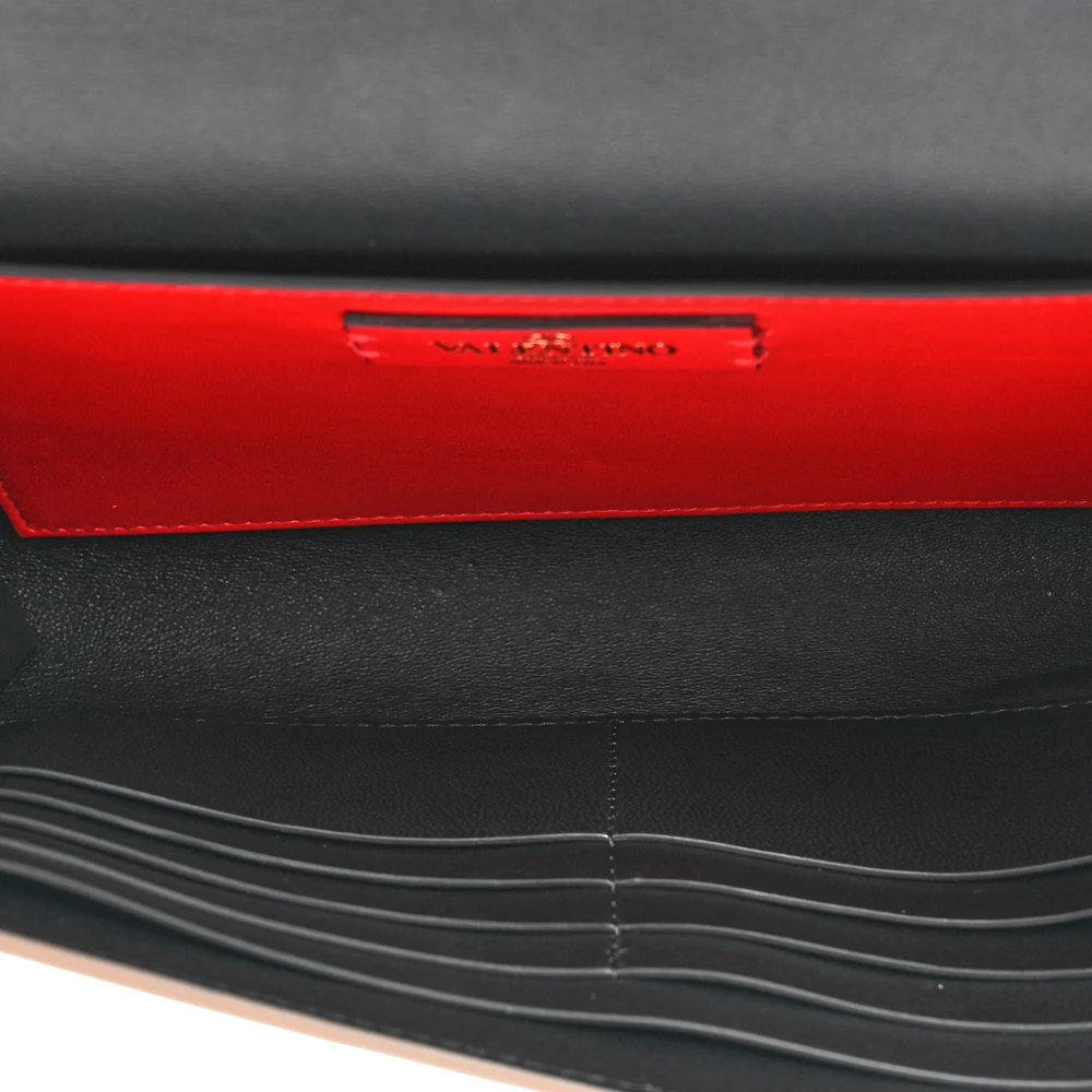 Lushentic Grade Handbags: Small Vcase Chain Wallet in Rose Cannelle Calfskin - Image 7