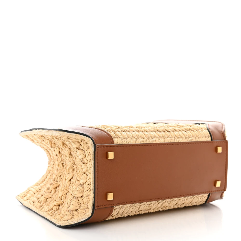 Lushentic Reviews Small Vlogo Signature Tote in Natural Saddle Brown - Image 6