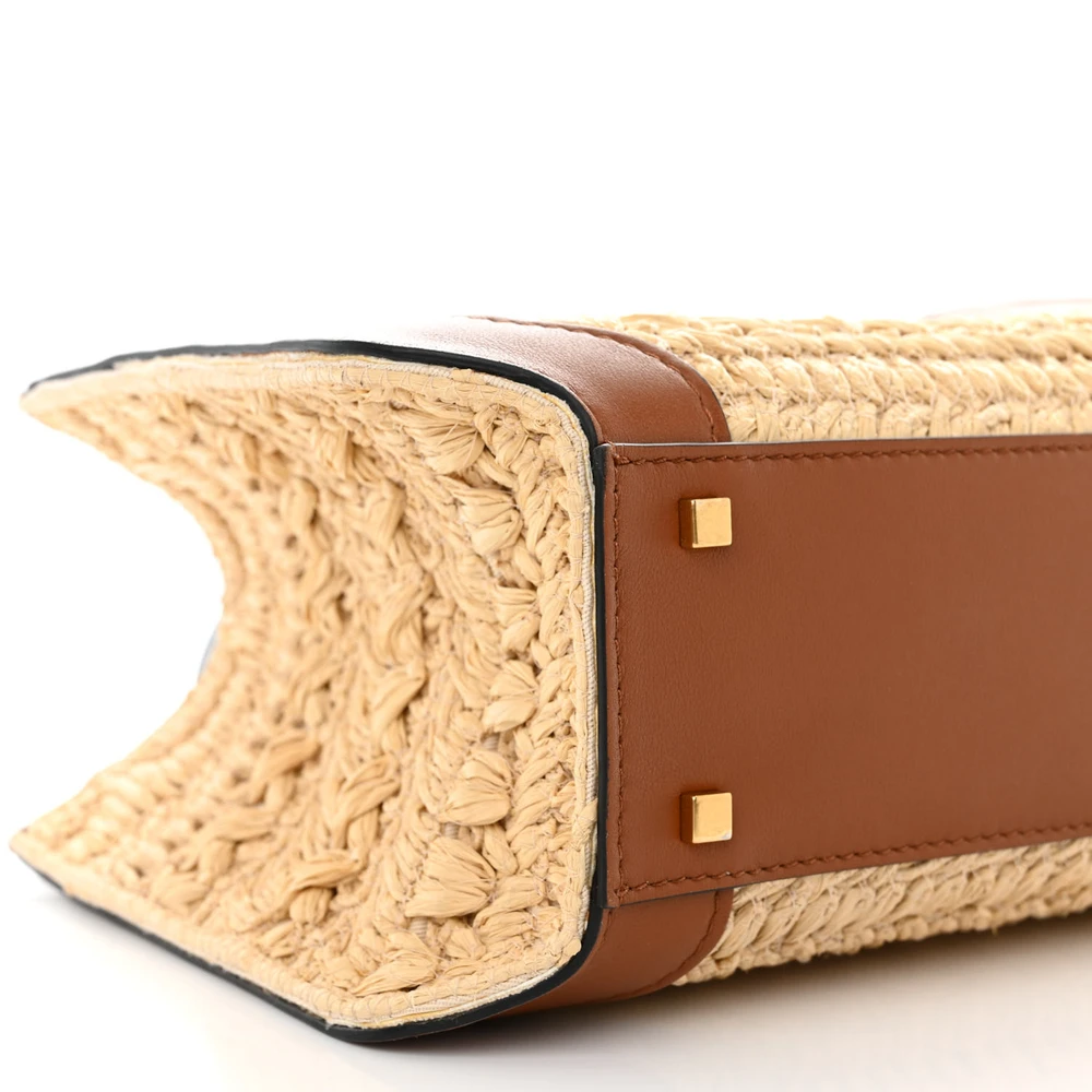 Lushentic Reviews Small Vlogo Signature Tote in Natural Saddle Brown - Image 4