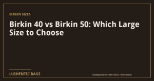 Birkin 40 vs Birkin 50: Which Large Size to Choose