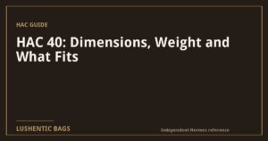 HAC 40: Dimensions, Weight and What Fits