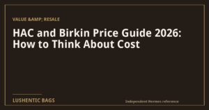 HAC and Birkin Price Guide 2026: How to Think About Cost
