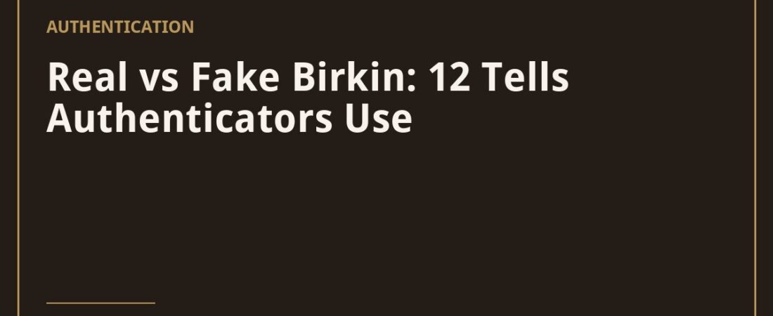 How to Spot a Fake Birkin: 12 Tells (Real vs Fake)