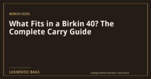 What Fits in a Birkin 40? The Complete Carry Guide